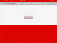 Tablet Screenshot of finzdivecenter.com